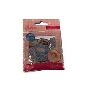Barbie Die Cut Stickers 100 Count SandyLion 2007 Mattel Sealed Pack Glitter NOS